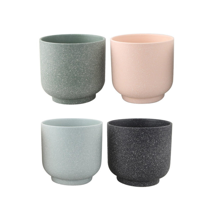 Ceramic Sandy Elevated Pot 130mm - All Colours
